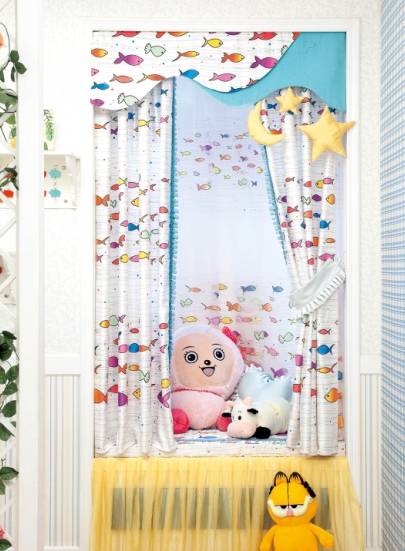兒童房窗簾 兒童房窗簾