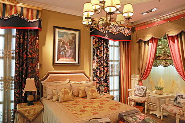 暖色雕花奢華窗簾 暖色雕花奢華窗簾