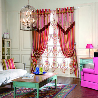 多彩相間設(shè)計窗簾 多彩相間設(shè)計窗簾